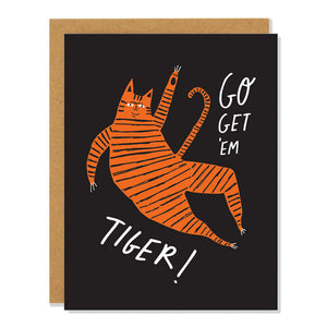 Badger & Burke Greeting Card - Tiger