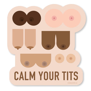 Sticker - Calm Your Tits
