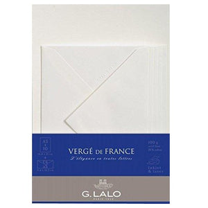 G. Lalo Verge De France Writing Set - A5 White