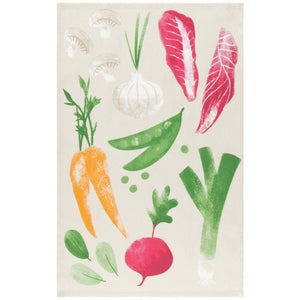 Tea Towel - Veggies Print